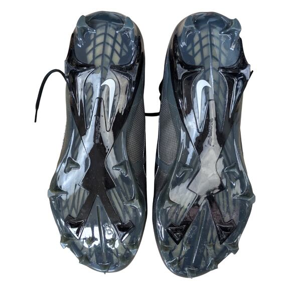 Nike Alpha Menace Elite 3 Football Cleats Mens 9 Black Gray Flyknit CT6648-010 main image 4